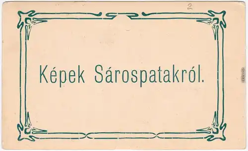 Patak am Bodrog Sárospatak  Šarišský Potok  Potok  Borsod-Abaúj-Zemplén  1912