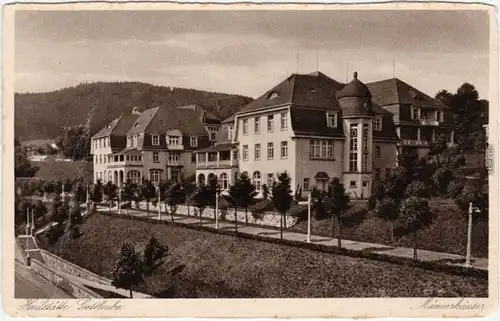 Bad Gottleuba-Bad Gottleuba-Berggießhübel Männerhäuser - Straßenpartie 1928