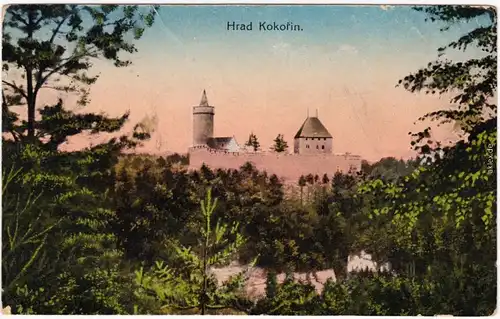 Kokorschin Kokořín Hrad Kokořín 1936