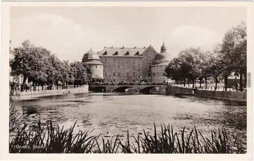 Örebro Örebro slott Foto Ansichtskarte Postcard Sweden Servige 1940