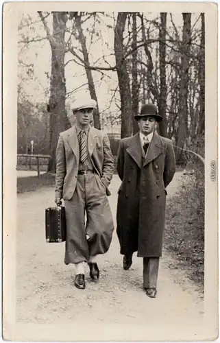 Dresden Drježdźany Spaziergang im Großen Garten Privatfotokarte 1930