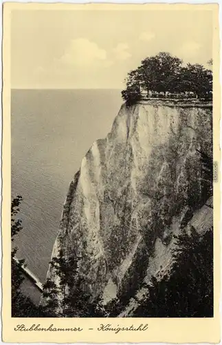 Stubbenkammer-Sassnitz Saßnitz Stubbenkammer - Königsstuhl 1939