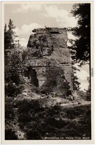 Meura Partie am Meurastein Foto Ansichtskarte 1935