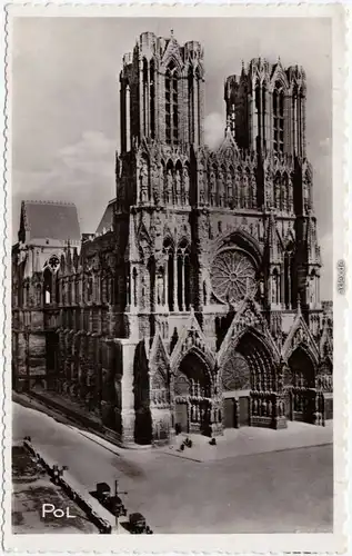 Reims Reims La Cathedrale Postcard Fotokarte Marne  1940