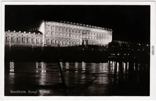 Stockholm Kungliga slottet Vintage Postcard Servige 1960