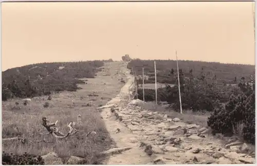 Krummhübel Karpacz Wanderung zur Schneekoppe  Privatfoto 1965