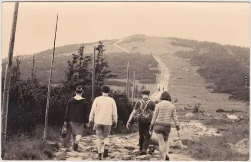 Krummhübel Karpacz Wanderung zur Schneekoppe 1965