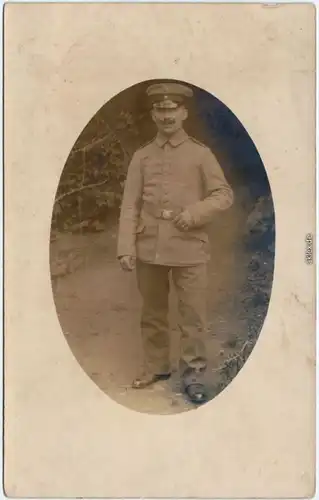 Soldatenbild - parcepartout Privatfoto Ansichtskarte Militaria WK1 1918