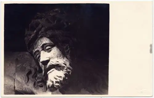 Foto 
Ansichtskarte  Jesus Relief Gesicht 1926
