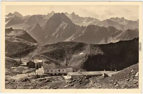 Oberstdorf Allgäu Nebelhornbahn Bergstation Bergunterkunftshaus  Probsthaus 1929