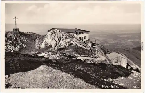 Bergen (Chiemgau) Hütte auf dem Hochfelln Ansichtskarte Lk Traunstein 1940