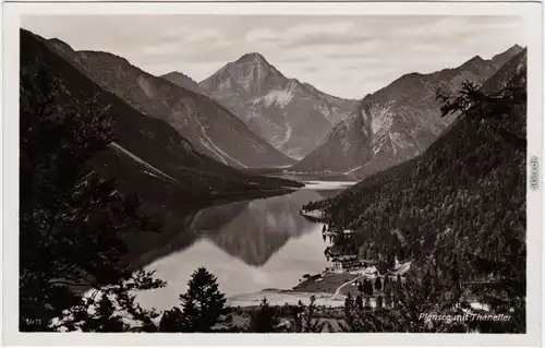 Reutte Plansee mit Thaneller Foto Ansichtskarte Tirol Tyrol 1935