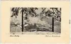 Ansichtskarte Heidelberg Blick vom Rindenhäuschen auf die verschneite Stadt 1928