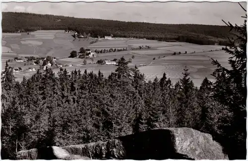 Foto Ansichtskarte Bischofsgrün Blick auf die Stadt 1965