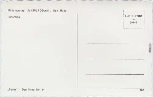 Den Haag Den Haag Miniatuurstad "MADURODAM" Foto Ansichtskarte Postcard 1965
