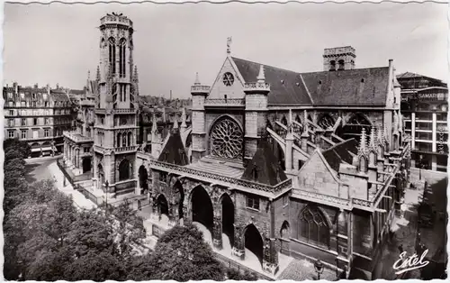 Paris Eglise Eglise Kirche Saint-Germain-l'Auxerrois 1955