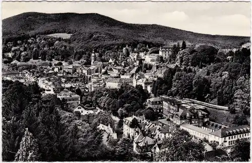 Baden-Baden Stadt gegen den Friesenberg Foto Ansichtskarte  1961