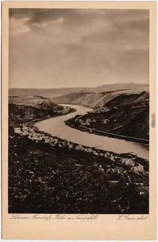 Gondorf, Kühr und Niederfell Ansichtskarte Mayen-Koblenz 1929