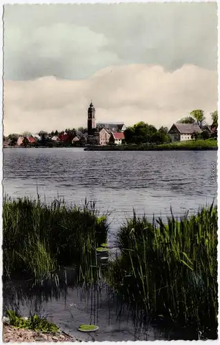 Kißlegg im Allgäu Blick auf die Stadt Foto Ansichtskarte  1965