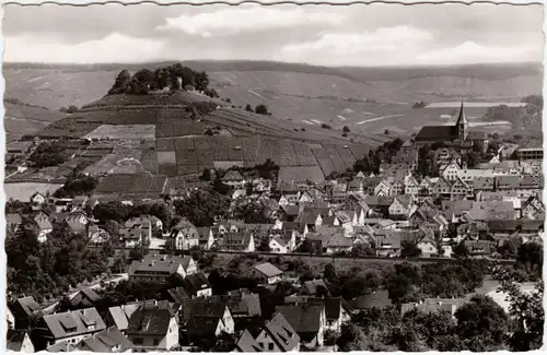 Weinsberg Blick auf die Stadt Foto Ansichtskarte  1958