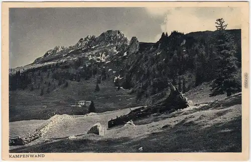 Aschau im Chiemgau Hütte an der Kampenwand Ansichtskarte  1919