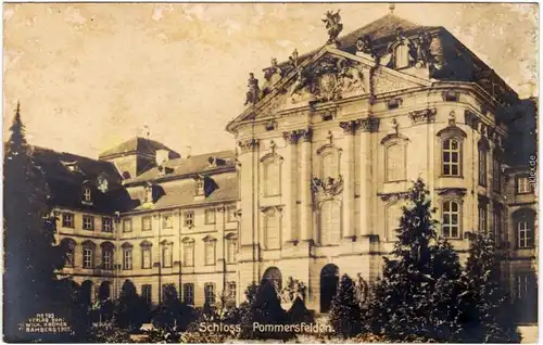 Pommersfelden Schloss Pommersfelden Foto Ansichtskarte 1907