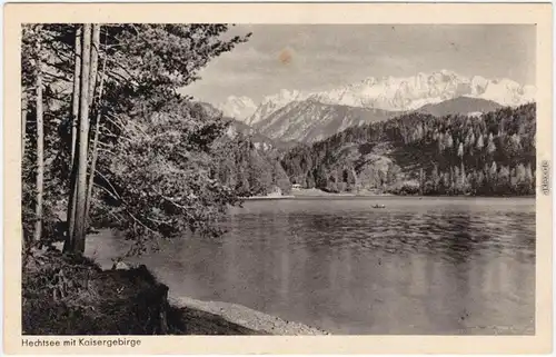 Kufstein Hechtsee mit Kaisergebirge 1926