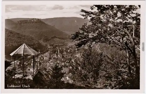 Bad Urach Panorama vom Aussichtspunkt Ansichtskarte42