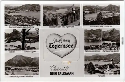 Bad Wiessee Tegernsee Rottach Gmund Wallbergbahn EdelweißTalisman Leporello 1939