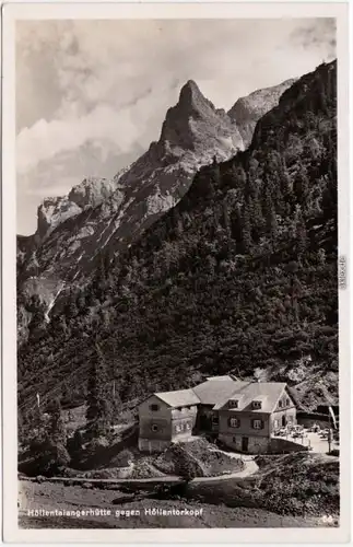 Hammersbach Grainau Höllentalangerhütte Fotokarte Garmisch Partenkirchen 1932