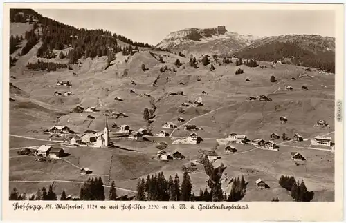 Mittenwald Hirschegg - Kleines Walsertal Foto Ansichtskarte 1930