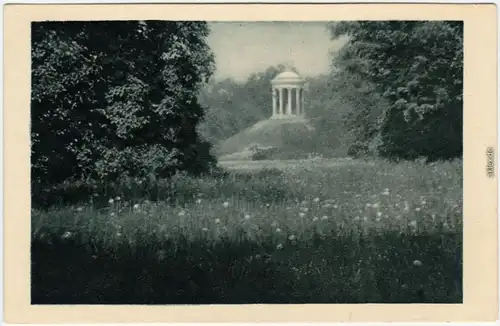 München Pavillon im englischen Garten Ansichtskarte 1930