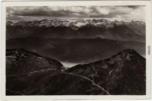 Foto Ansichtskarte Mittenwald Karwendel vom Herzogsstandgipfel 1932