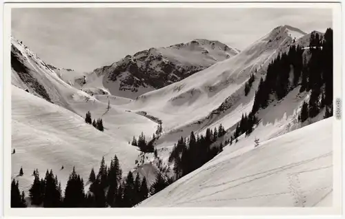 Bregenz Oberstdorf Kanzelwand-Anstieg mit Hammer- und Kühgehrenspitze 1936