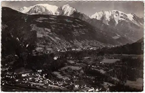 Saint-Gervais-les-Bains Vue aériennesur Le Fayet Haute-Savoie 1956
