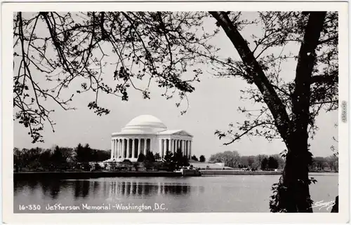 Washington D.C. Jefferson Memorial Foto Postcard 1940