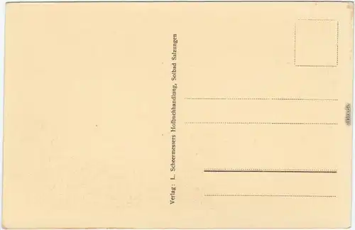 Bad Salzungen Gradierende Personen Ansichtskarte  1924