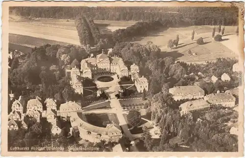 Bad Arolsen Luftbild Stadt und Schloß Ansichtskarte Waldeck-Frankenberg  1934