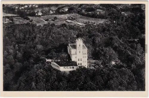 Luftbild Cossebaude Dresden Drježdźany Ansichtskarte Osterberg 1934