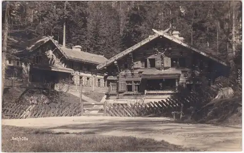 Dittersbach (Böhm. Schweiz) Jetřichovice Balzhütte b Tetschen Teplitz 1927