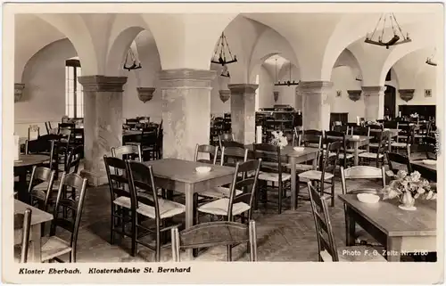 Eltville am Rhein Kloster Eberbach, Klosterschänke St. Bernhard Fotokarte 1935