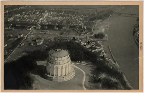 Kelheim Luftbild: Stadt und Befreiungshalle Ansichtskarte 1928