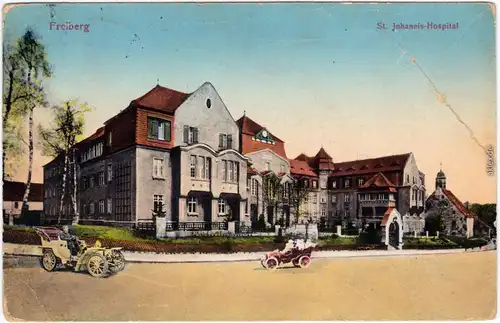 Freiberg (Sachsen) St. Johannis-Hospital Ansichtskarte 1912