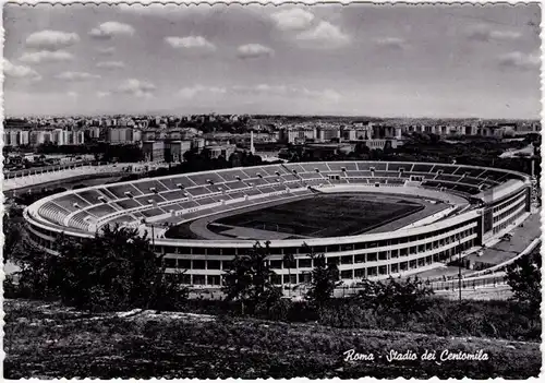 Rom Roma Stadio dei Centomila Foto Ansichtskarte Postcard 1965