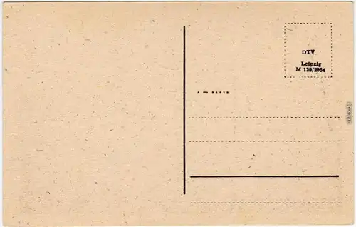 Leipzig Nikolaikirche. Blick auf die Stadt Ansichtskarte 1953