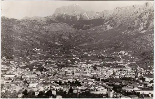 Postales Sóller (Mallorca) Blick auf die Stadt 1940