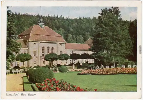 Bad Elster Neues Badehaus Ansichtskarte 1957