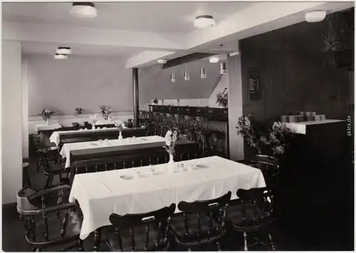 Foto Ansichtskarte Oberhof (Thüringen)  Interhotel Panorama: Café Bellevue 1970