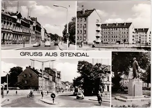 Stendal Bergstr., Arneburger Str., JS-Bach-Straße 1973 