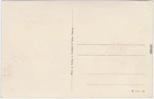 Danzig Gdańsk Gduńsk Bronzetauf-Kapelle in der Oberpfarrkirche St. Marien 1920